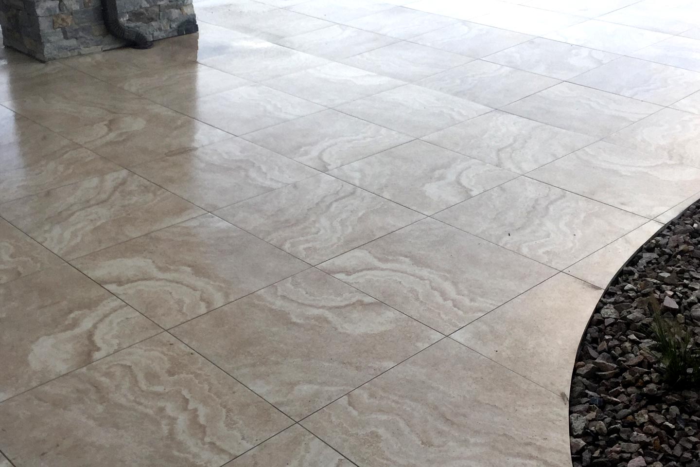 Outdoor Porcelain Tile - Creative Roots Landscaping